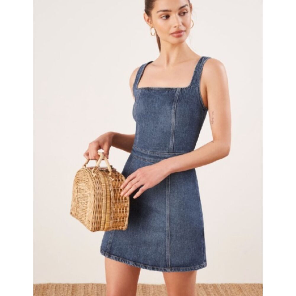 Reformation Parker Denim Dress